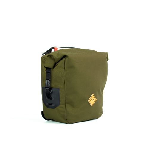 Restrap Pannier Bags Olive 13L Angle