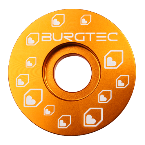 Burgtec Top Caps Iron Bro Orange