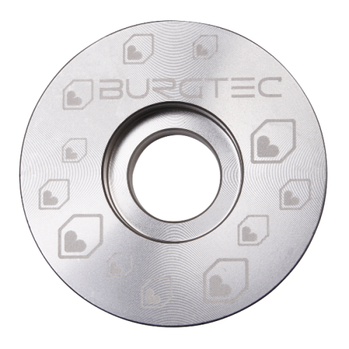 Burgtec Top Caps Rhodium Silver