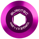 Burgtec Shimano Pre Tension Crank Bolt Purple Rain