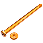 Burgtec Santa Cruz Rear Axles Iron Bro Orange