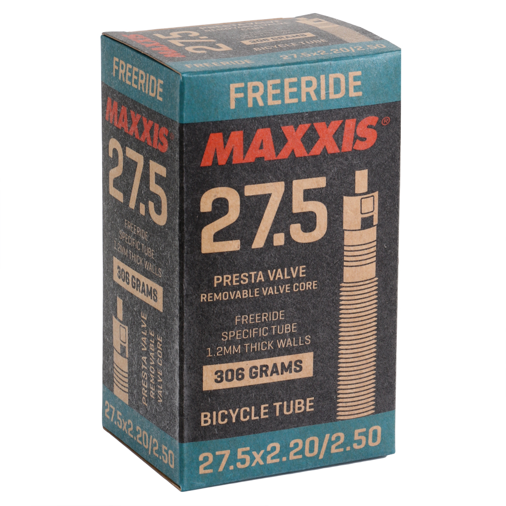 MAXXIS TUBE 29 x 2.2 2.5 FREE RIDE FV 48mm 1.2mm thick REMOVABLE VAL Village Cycles